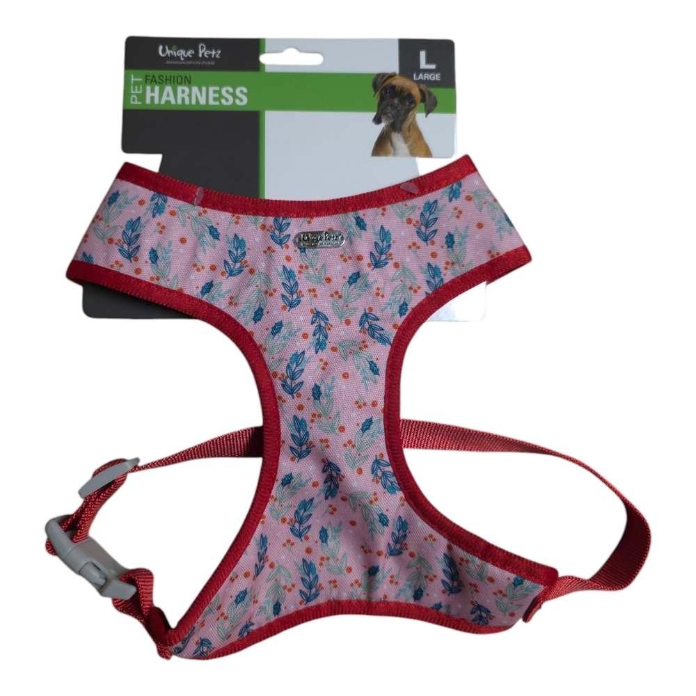 Unique Petz Pet Fashion Harness Large Breathable Mesh Liner Quick Release Straps